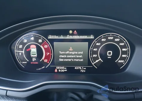 2023 Audi Rs 5 Tfsi Quattro Tiptronic z USA, uszkodzony, nr VIN WUANWAF53PA901920